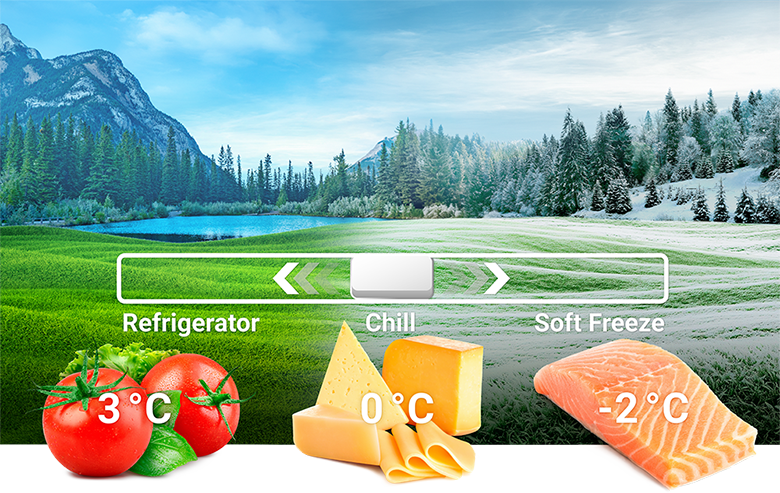 Tủ lạnh HITACHI HRSN9713ESGBKVN có ngăn tùy chỉnh