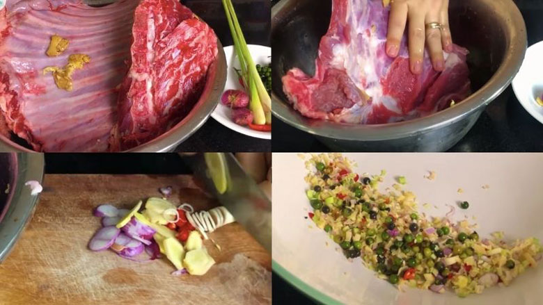 Cách làm dê nướng ngũ vị khi sơ chế nguyên liệu