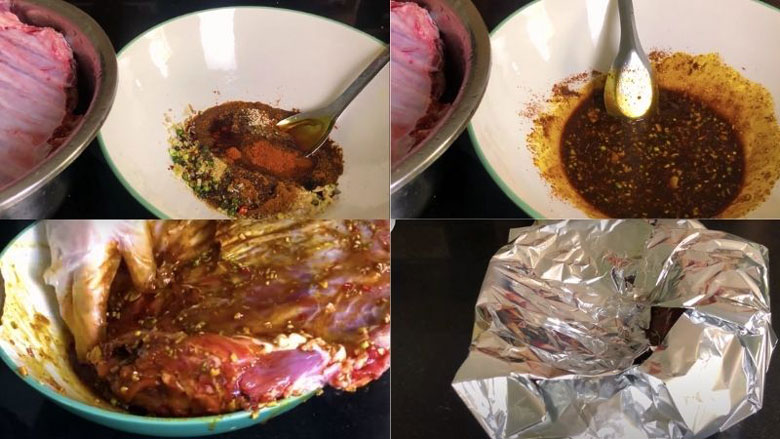 Cách làm dê nướng ngũ vị ướp thịt dê