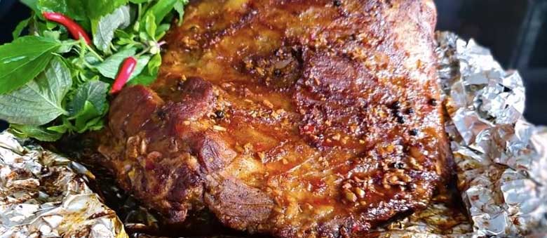 Cách làm dê nướng ngũ thành phẩm và thưởng thức