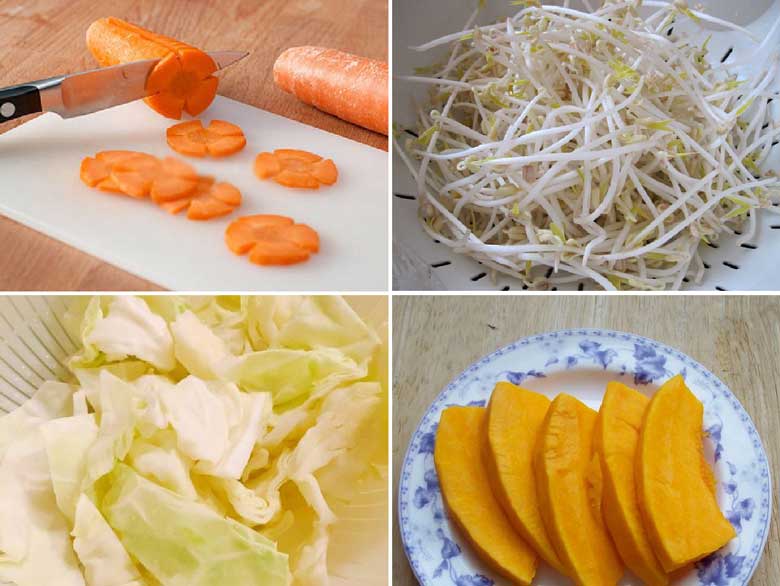 Cách làm lẩu cá hồi rau củ khi sơ chế nguyên liệu