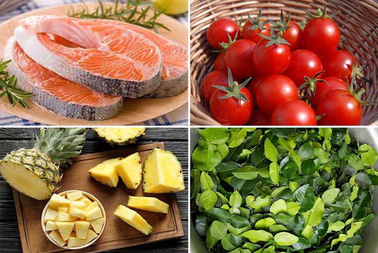 Cách nấu lẩu cá hồi chua cay với những nguyên liệu