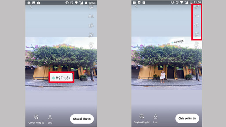 Cách tag bạn bè trên Facebook bằng điện thoại trong story: Bước 3