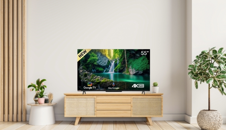 Kích thước tivi Coocaa 55 inch
