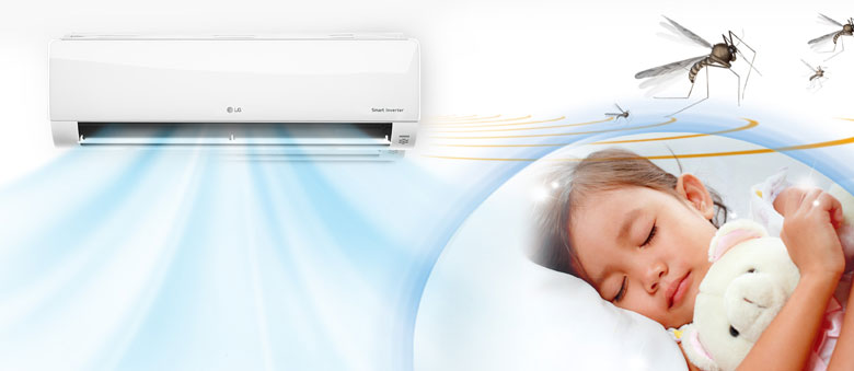 Chức năng đuổi muỗi của điều hòa thực hiện khi bật