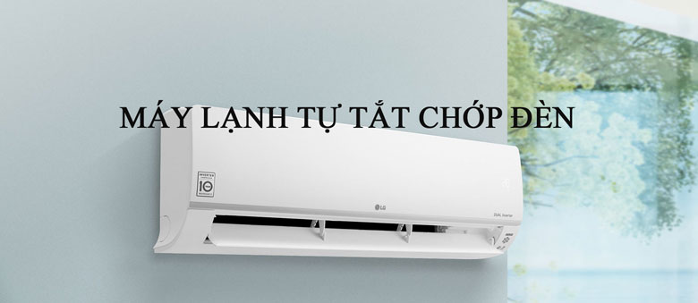 Máy lạnh tự tắt chớp đèn với các dấu hiệu nhận biết