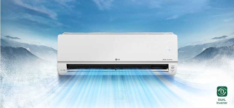 Điều hòa 2 chiều loại nào tốt: Điều hòa LG 2 chiều Inverter 9000 BTU B10API