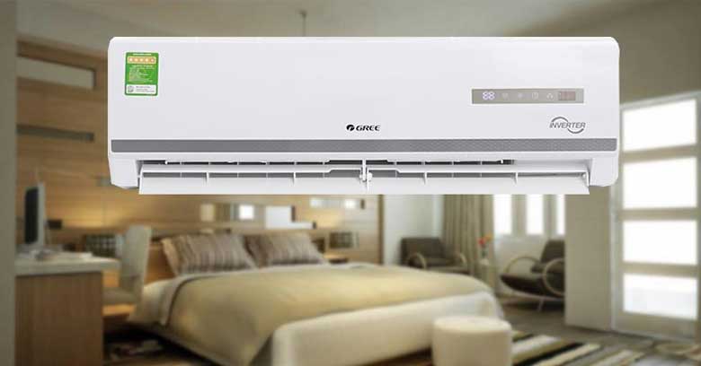Điều hòa 2 chiều loại nào tốt: Điều hòa Gree 2 chiều Inverter 11600 BTU GWH12WA-K3D9B7I