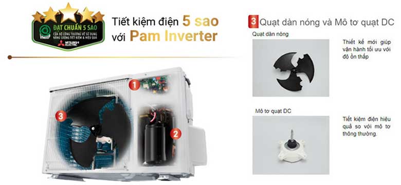 Điều hòa 2 chiều loại nào tốt: Điều hòa Mitsubishi 2 chiều Inverter 17060 BTU MSZ-HL50VA