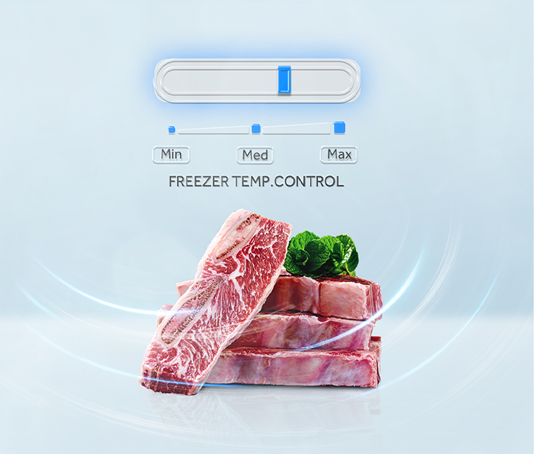 Tủ lạnh Aqua AQR-T410FA(GB) làm lạnh đa chiều và đông đều