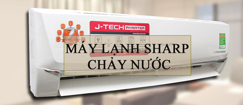 Máy lạnh Sharp chảy nước gồm những tác hại sau