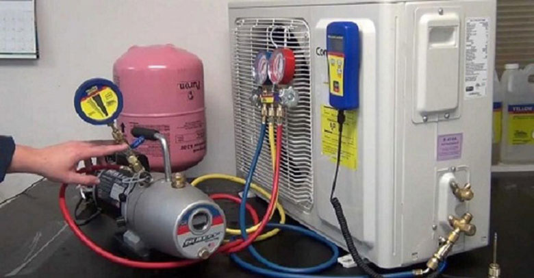 Điều hòa chạy 1 lúc tự ngắt do thiếu gas hoặc gas đã hết
