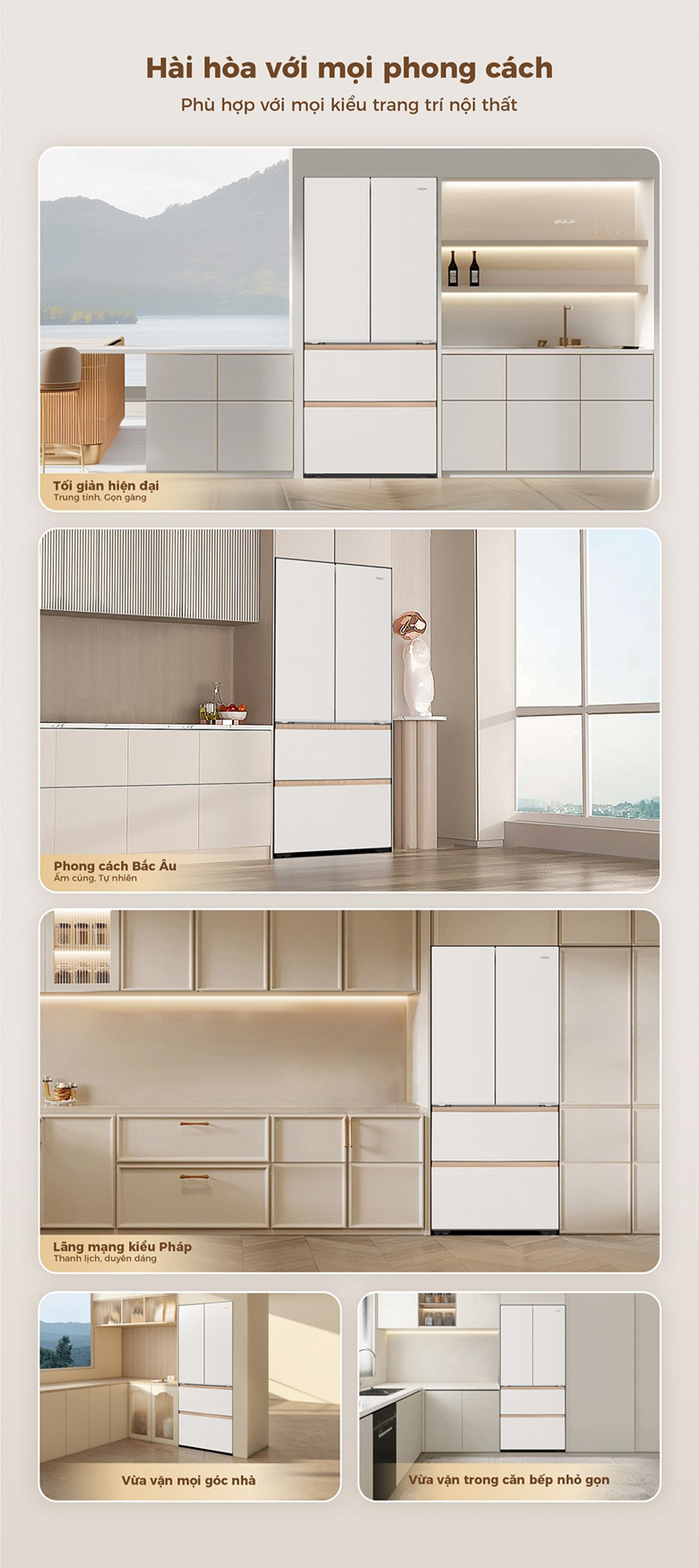 Tủ lạnh 4 cửa Aqua Inverter AQR-MA590XA(MC)U1