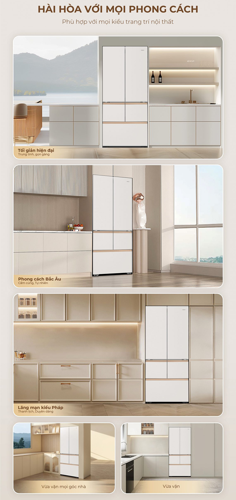 Tủ lạnh 5 cửa Aqua Inverter AQR-MA585XA(MC)U1