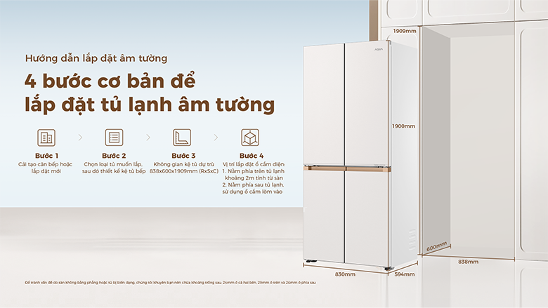 cách lắp đặt AQR-MA580XA(MC)U1 