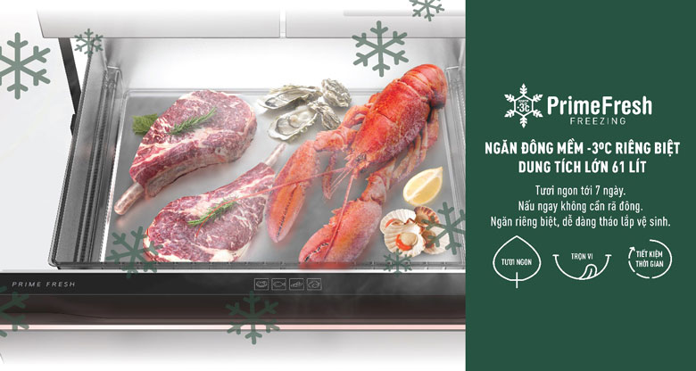 PRIME+ EDITION - Chuẩn -3 độ C, tươi ngon suốt 7 ngày