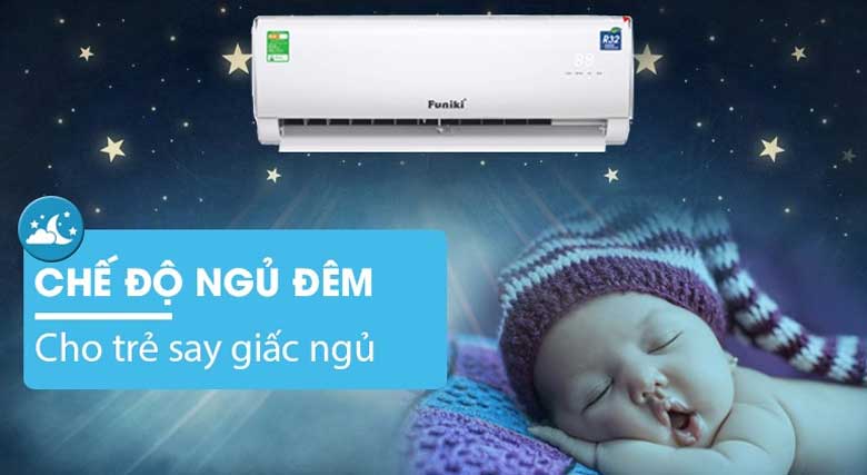Cách sử dụng điều hòa Funiki: Tính năng ngủ ngon