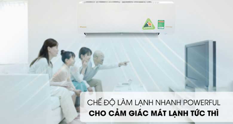 Điều hoà Daikin của nước nào: Công nghệ Powerful