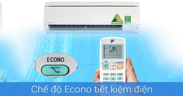 Các chế độ điều hoà Daikin: Chế độ tiết kiệm điện