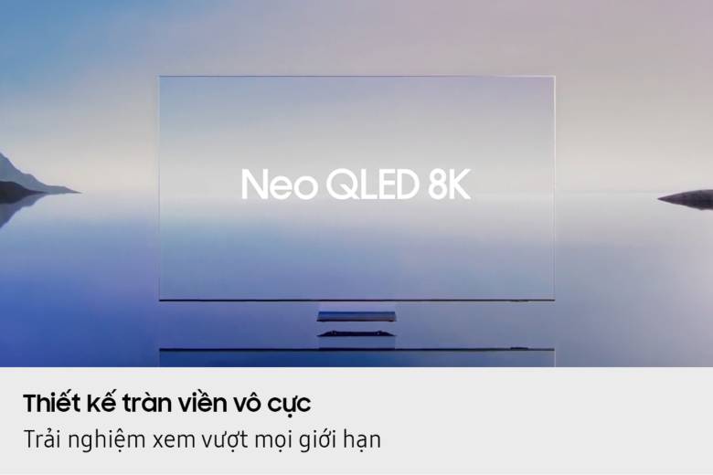  Samsung Smart AI Tivi Mini LED 8K Vision AI 85 Inch QA85QN950F - Thiết kế tràn viền vô cực