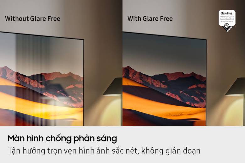  Samsung Smart AI Tivi Mini LED 8K Vision AI 85 Inch QA85QN950F - Màn hình chống phản sáng Glare Free