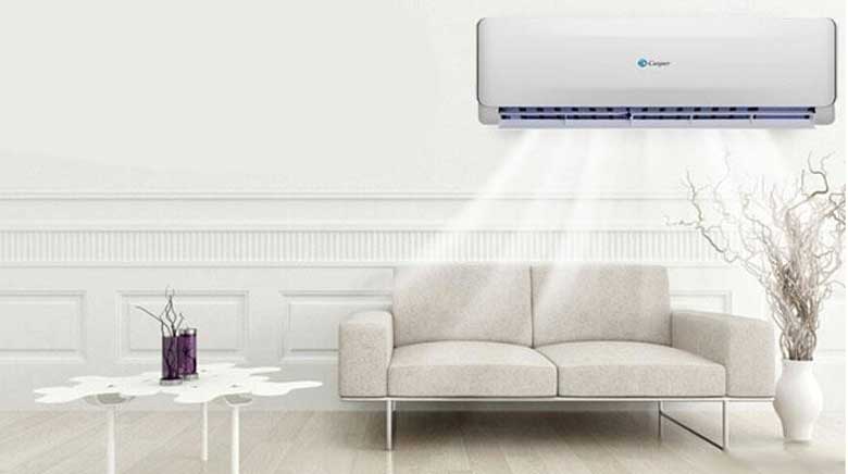 Chế độ HEAT của điều hoà Casper: Cài đặt hướng gió