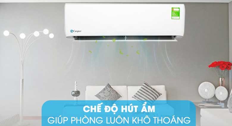 Các chế độ điều hoà Casper: Chế độ Dry