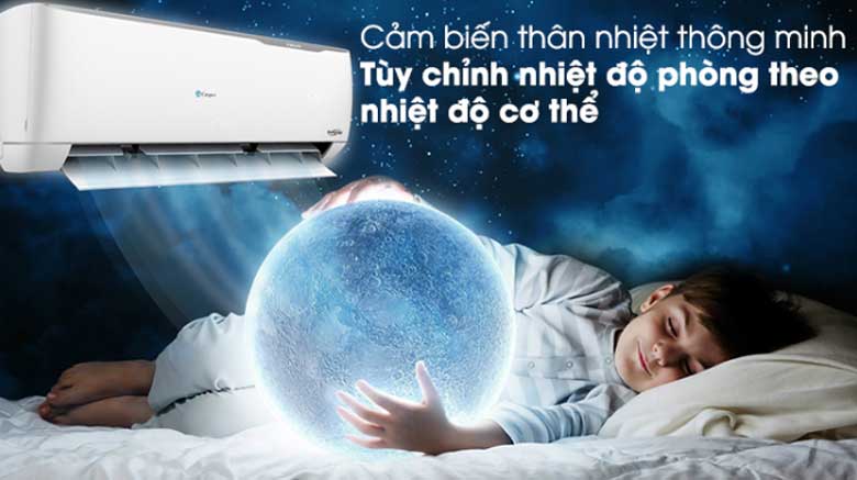 Các chế độ điều hoà Casper: Chế độ cảm biến thân nhiệt iFeel