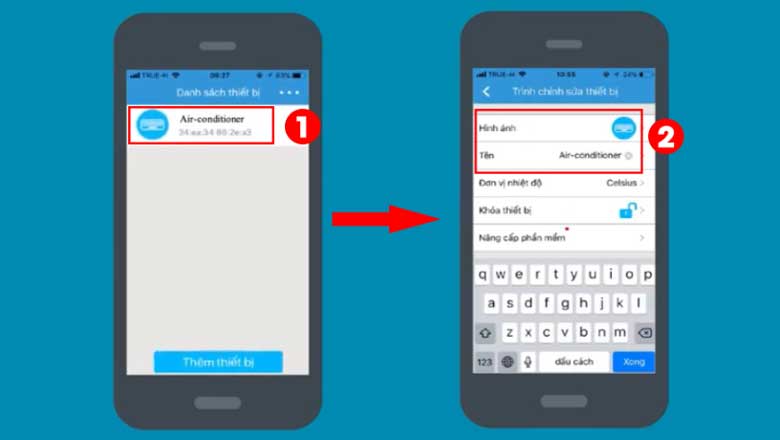 Cách bật điều hòa Casper không cần điều khiển bằng ứng dụng Ac Freedom: Bước 5