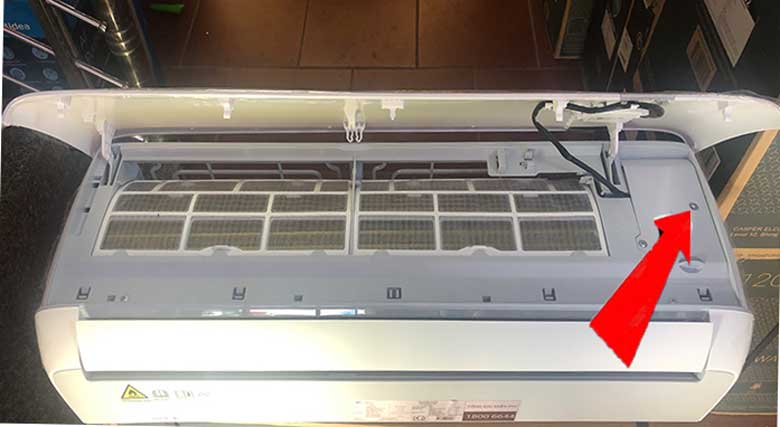 Cách bật điều hòa Casper không cần điều khiển bằng nút nguồn