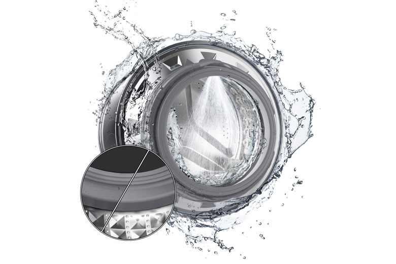 Máy giặt sấy Samsung Inverter 12 kg WD12TP34DSX/SV - Tự động vệ sinh lồng giặt