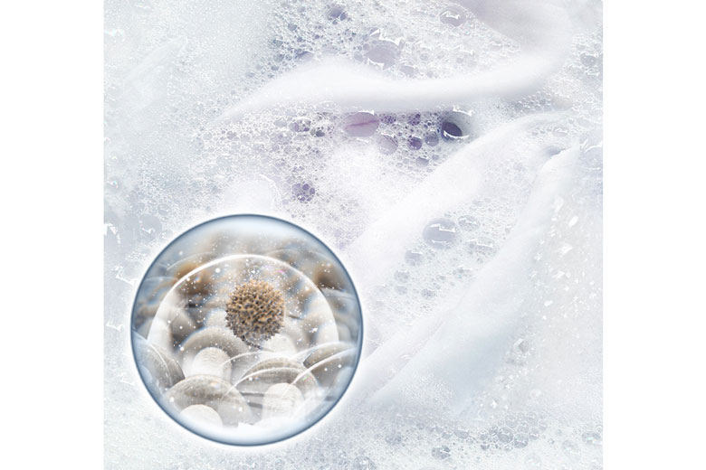 Máy giặt sấy Samsung Inverter 12 kg WD12TP34DSX/SV - Giặt ngâm Bubble Soak