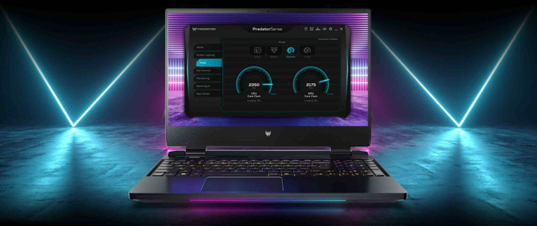 Laptop Acer Gaming Predator Helios  PH315-55-76KG có card đồ họa RTX 3060
