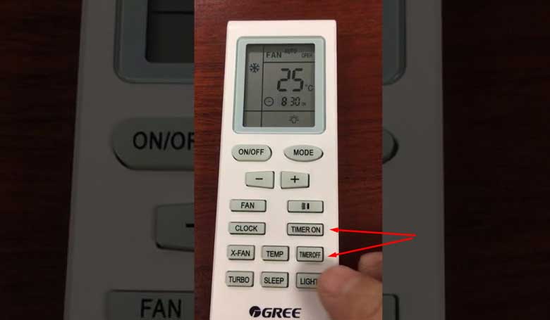 Cách hẹn giờ điều hòa Gree: Cách thực hiện