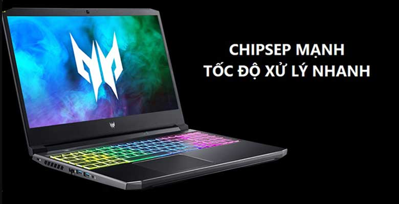 Laptop gaming dưới 30 triệu: Laptop Acer Gaming Predator Helios 300 PH315-54-758S