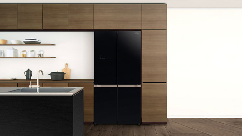 Tủ lạnh Hitachi 4 cánh Inverter 569 lít R-WB640VGV0(GBK)