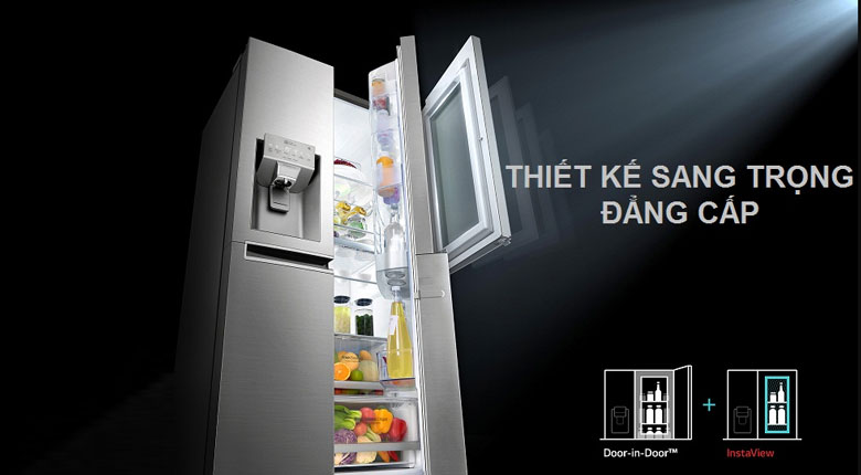 Tủ lạnh LG Door in Door Inverter 601 lít GR-X247JS
