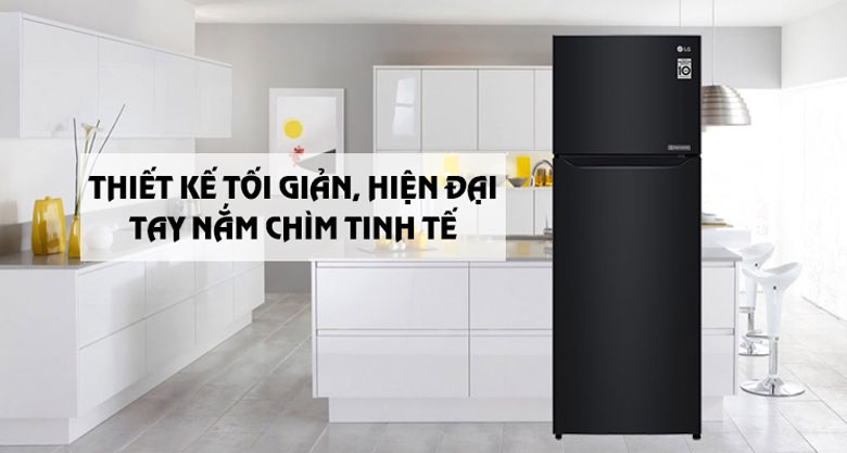 Tủ lạnh LG 2 cánh Inverter 209 lít GN-B222WB