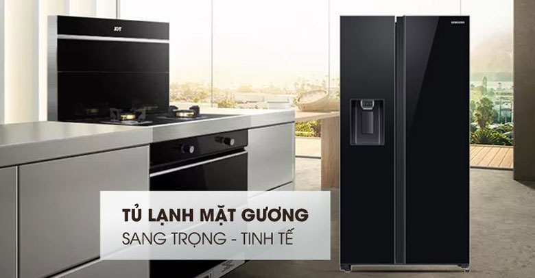 Tủ lạnh Samsung Side By Side Inverter 617 lít RS64R53012C/SV