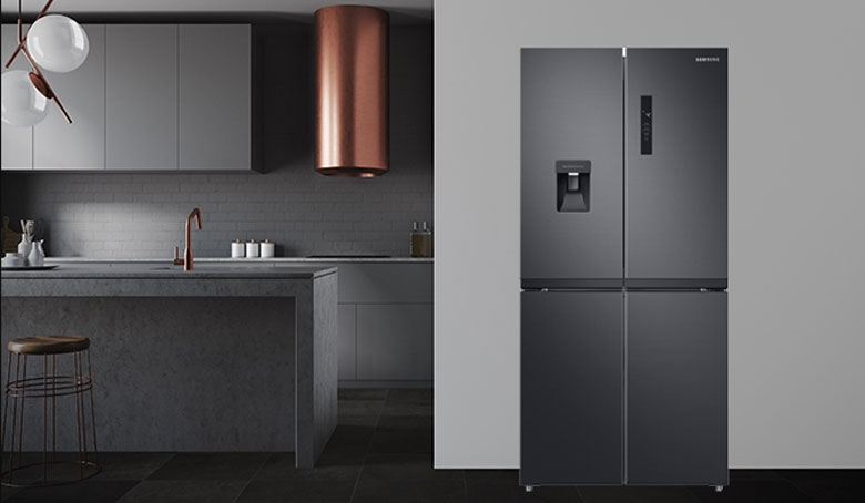 Tủ lạnh Samsung 4 cánh Inverter 488 lít RF48A4010B4/SV