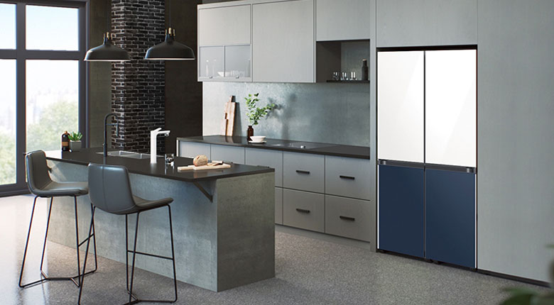 Tủ lạnh Samsung 4 cánh Inverter 599 lít RF60A91R177/SV