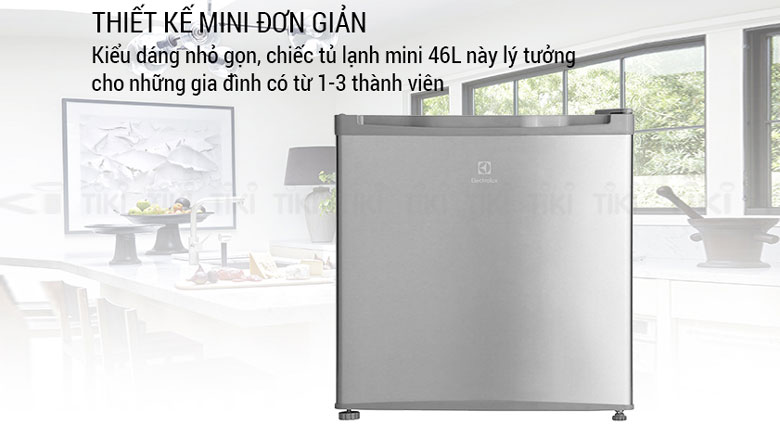 Tủ lạnh mini Electrolux 46 lít EUM0500SA/SB
