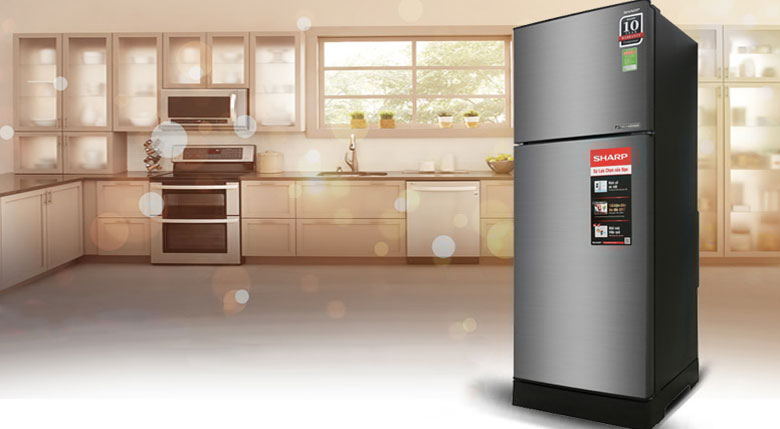 Tủ lạnh Sharp 2 cánh Inverter 182 lít SJ-X201E-DS