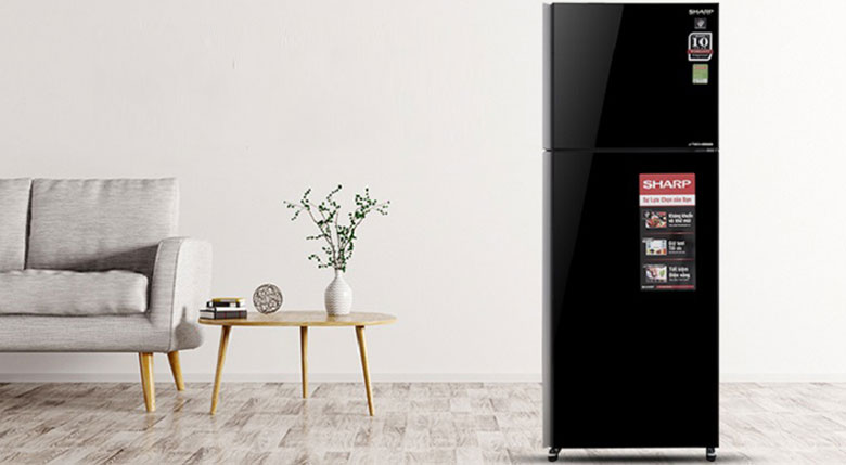 Tủ lạnh Sharp 2 cánh Inverter 364 lít SJ-XP405PG-BK