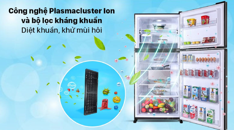 Tủ lạnh 2 cánh Sharp sử dụng nhiều công nghệ hiện đại