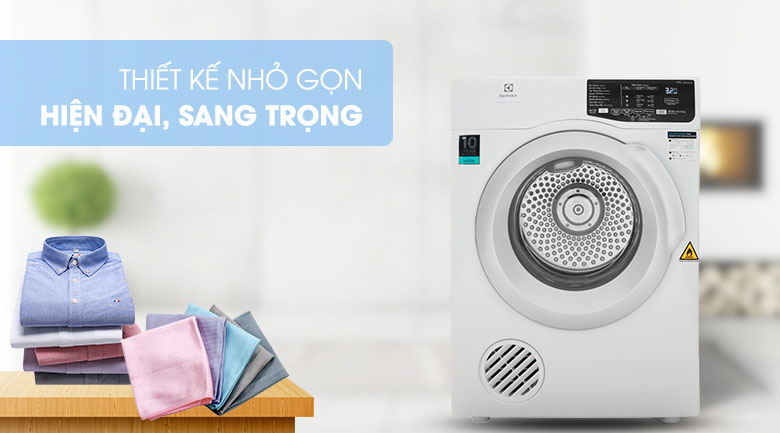 Máy sấy quần áo hãng nào tốt? Máy sấy Electrolux
