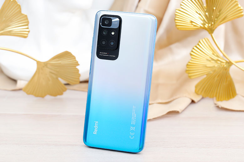 Điện thoại Xiaomi Redmi 10 2022 4GB/128GB Xanh dương - Thiết kế hiện đại, trẻ trung