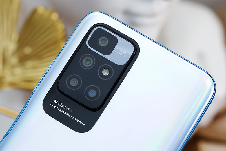 Điện thoại Xiaomi Redmi 10 2022 4GB/128GB Xanh dương - Cụm camera sau