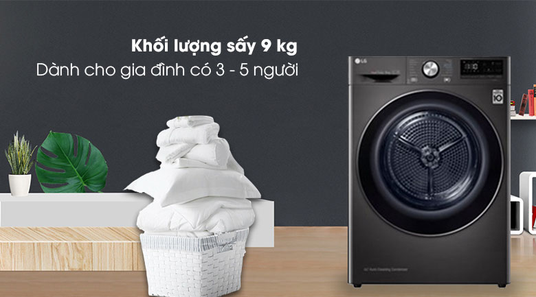 Máy sấy quần áo hãng nào tốt? Máy sấy LG