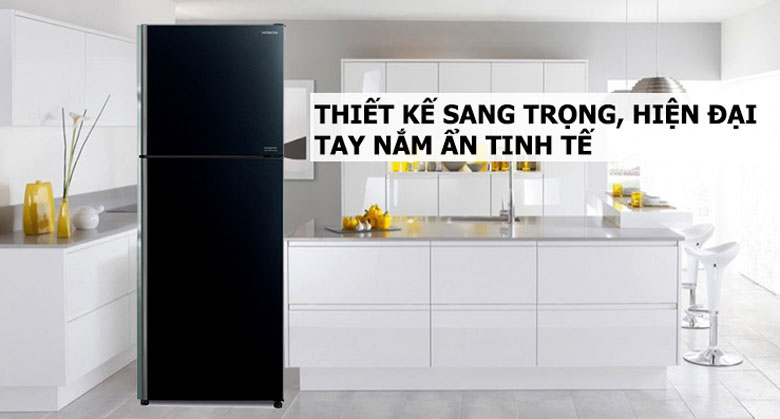 Tủ lạnh Hitachi 300l - Tủ lạnh Hitachi Inverter 339 lít R-FVX450PGV9(GBK)
